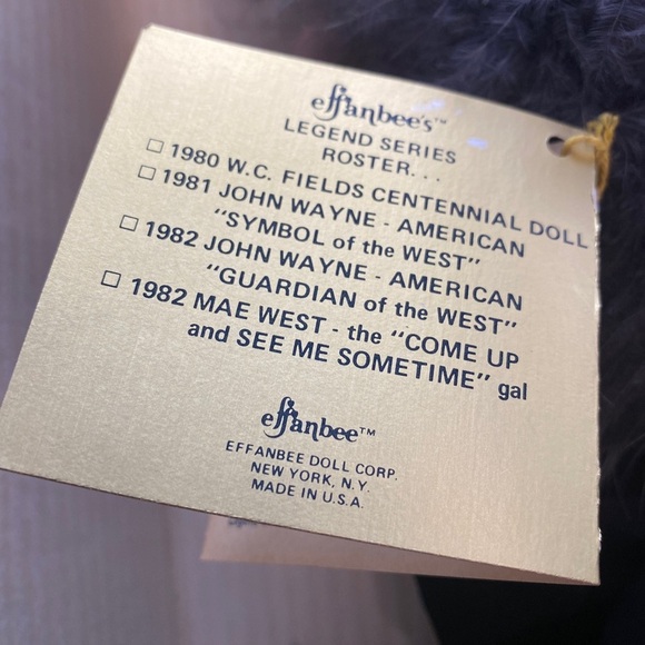 VTG MAE WEST EFFANBEE LEGEND SERIES DOLL 1980’s ALL ORIGINAL CLOTHING and BOX - Picture 12 of 13